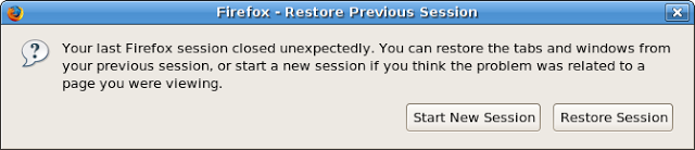 restore previous session firefox